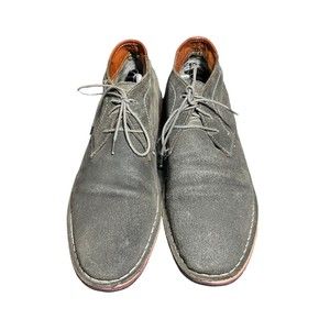 Kenneth Cole New York Real Deal Gray Suede Chukka Boots Men's Size 11.5 (79194)
